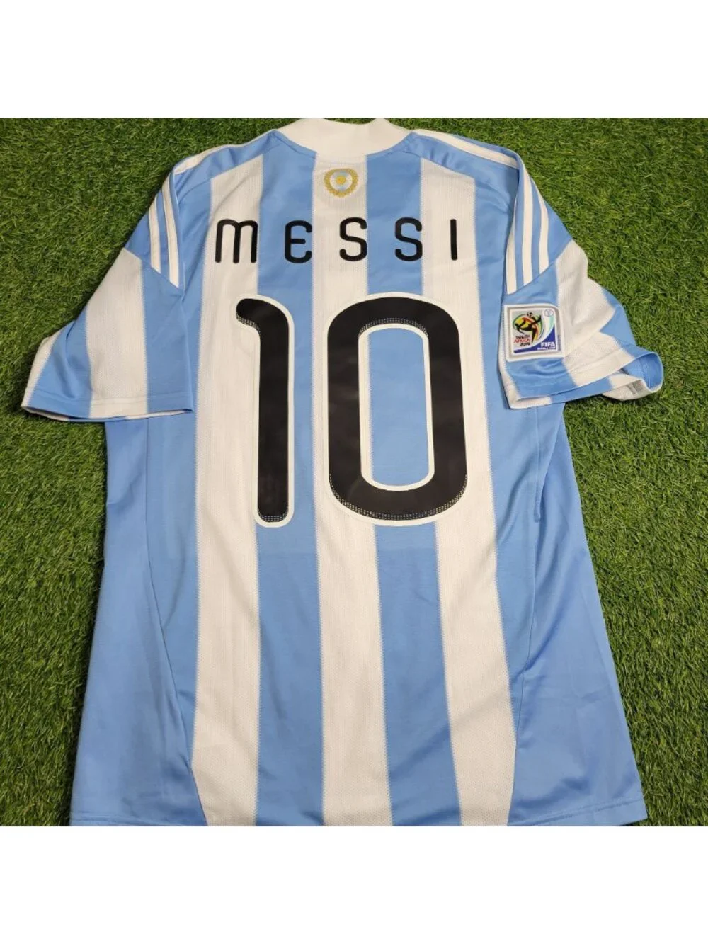 Messi Argentina 2010 WORLD CUP Soccer Jersey M SKU# P79919